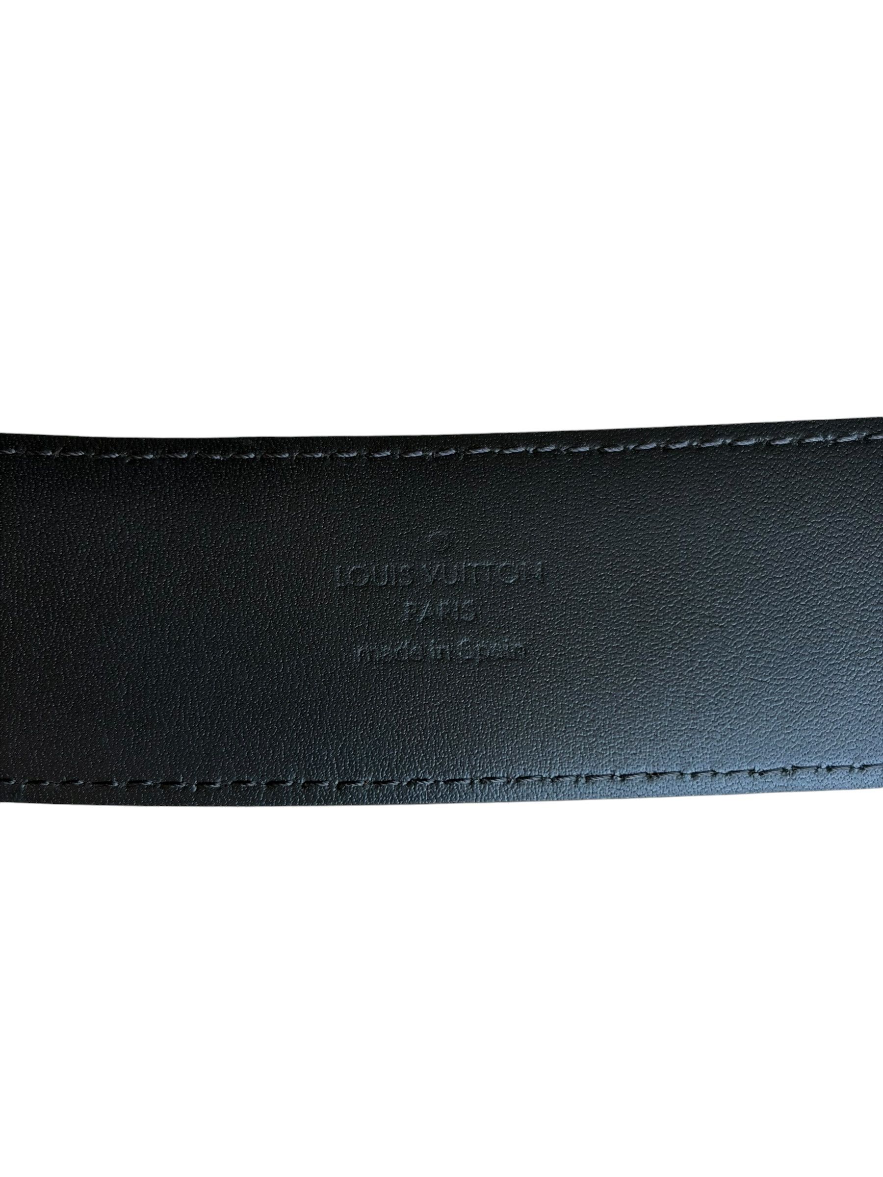 Louis Vuitton Louis Vuitton Light Brown Damier & Silver Buckle Suede Belt Size 32 - 6 Thumbnail