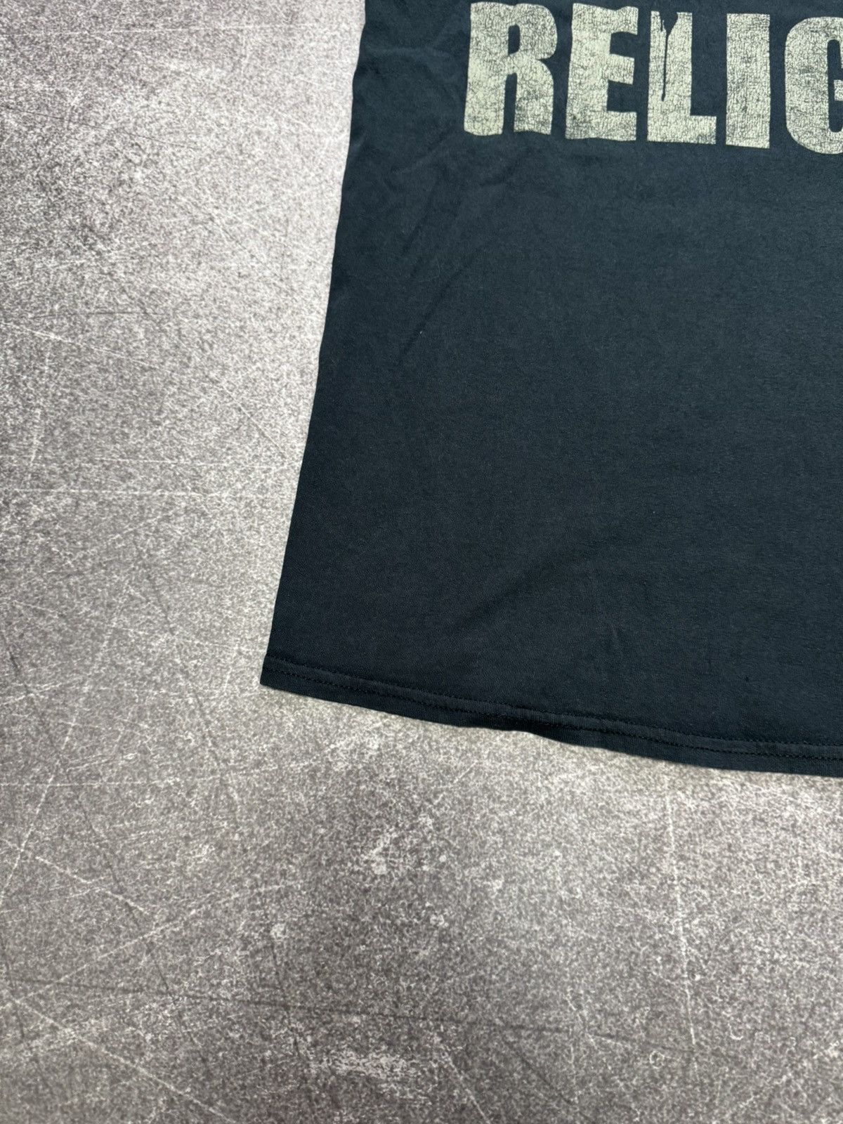 Band Tees Vintage 2000s Powerwolf T Shirt Metal Is Religion Y2k Size US L / EU 52-54 / 3 - 13 Thumbnail
