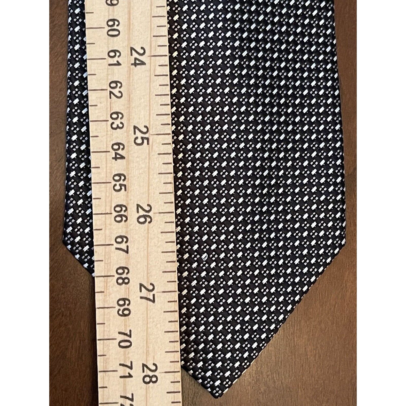 Geoffrey Beene Geoffrey Beene Black Hand Made 100% Silk Made In China Size ONE SIZE - 5 Thumbnail
