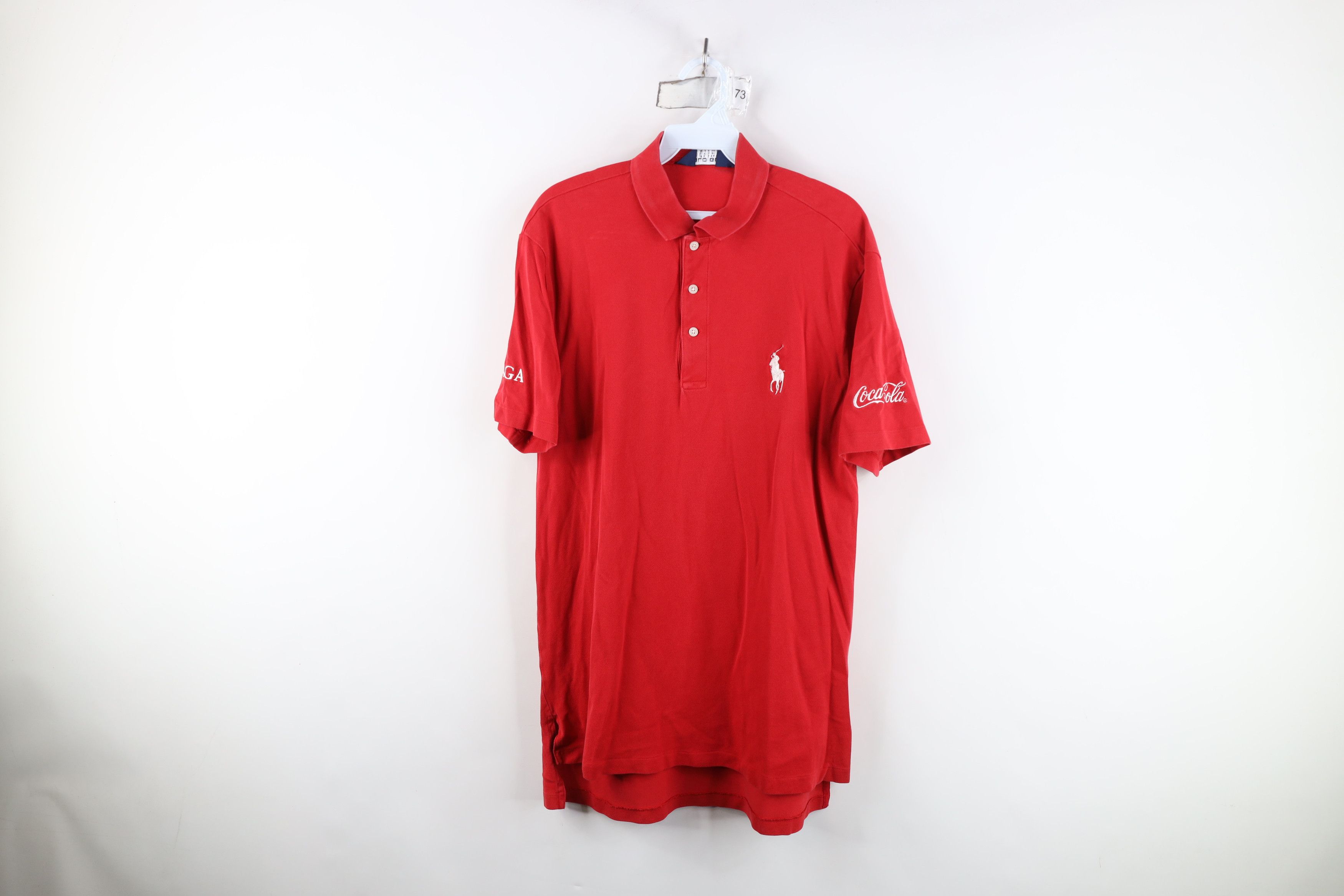 Ralph Lauren Ralph Lauren AJGA Coca Cola Big Pony Golfing Polo Shirt Red Size US M / EU 48-50 / 2 - 1 Thumbnail