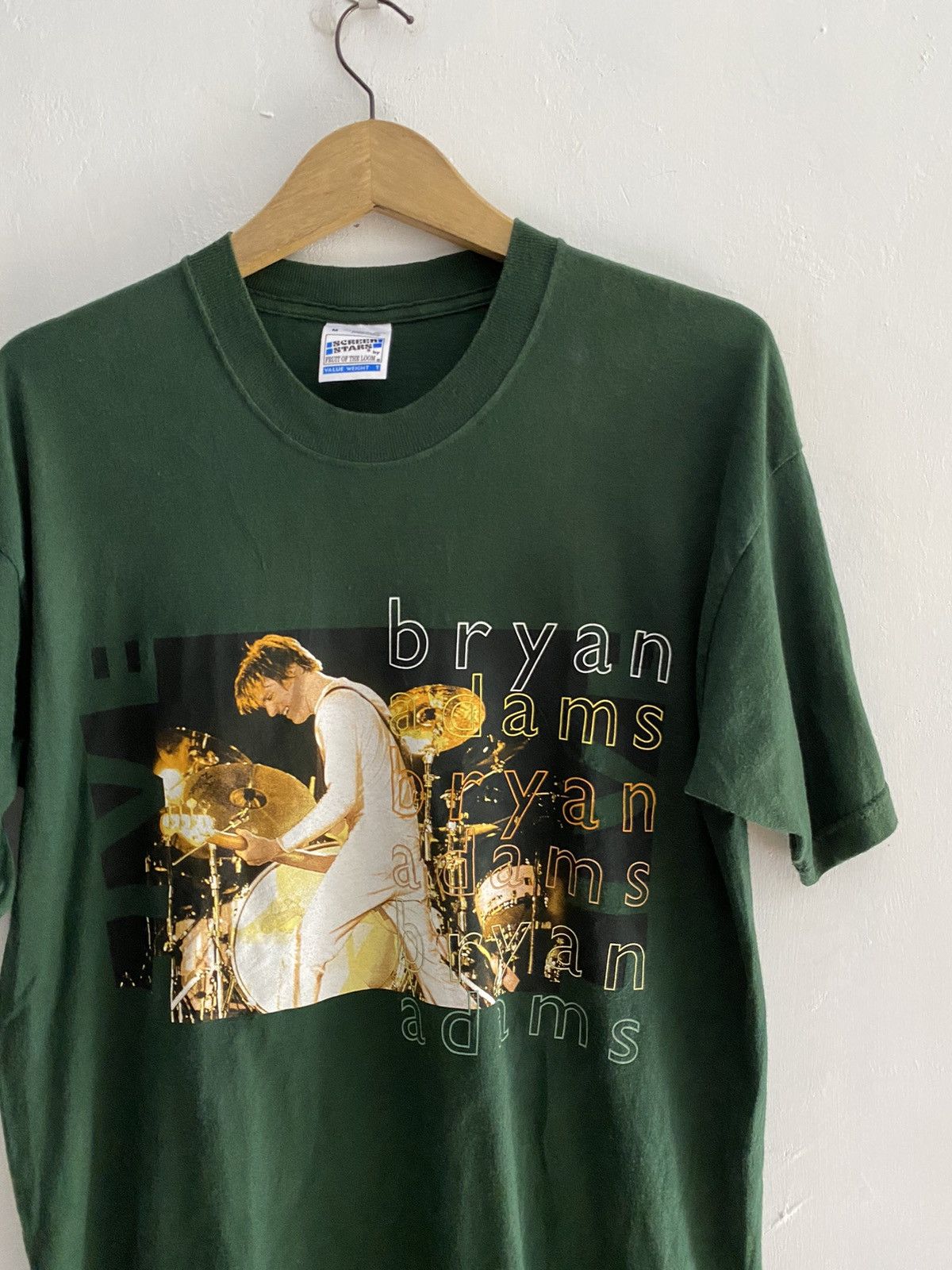 Band Tees × Vintage 90s Bryan adams tour tee Size US M / EU 48-50 / 2 - 3 Thumbnail