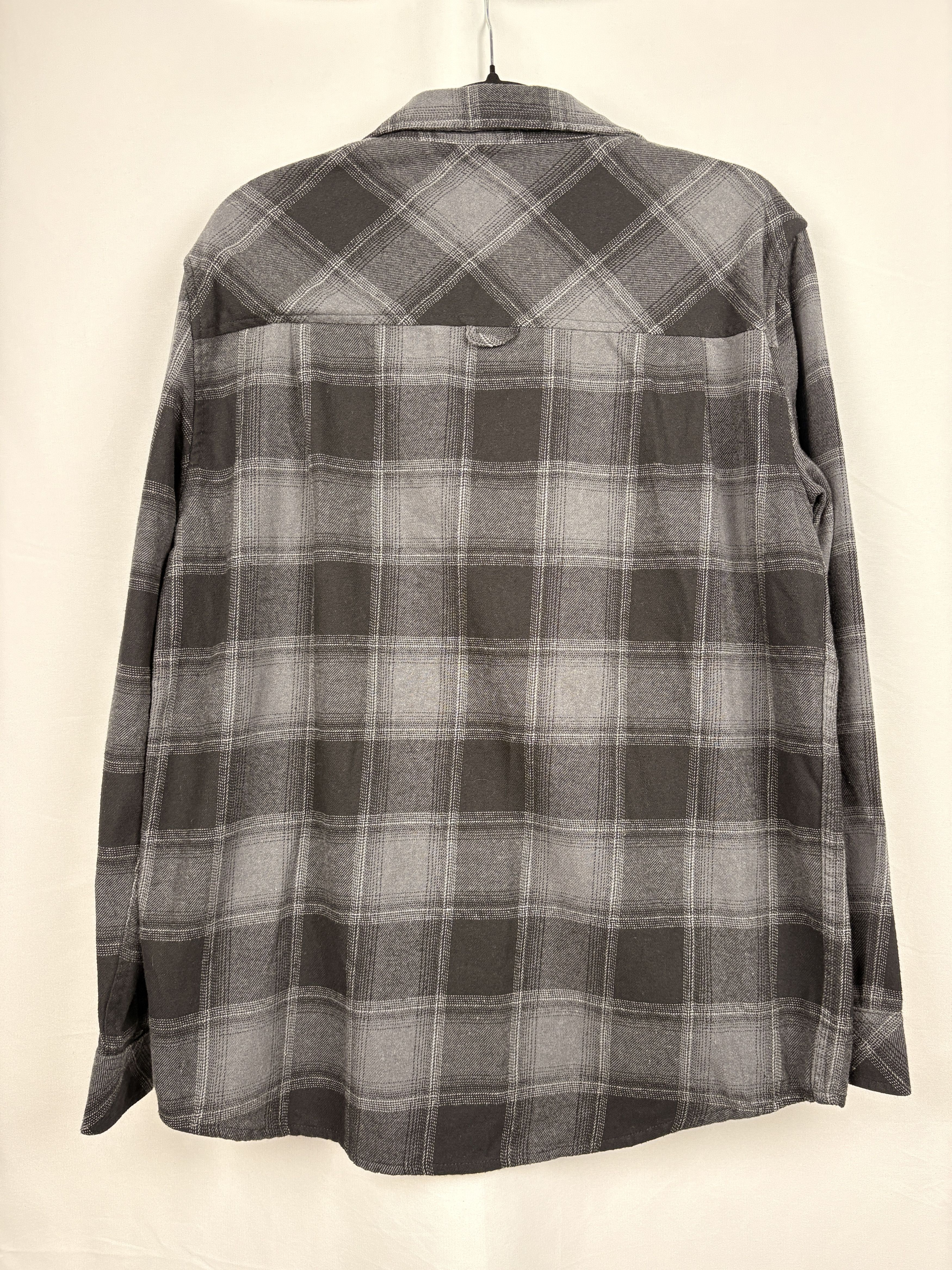 Hurley Men’s Hurley Flannel Plaid Shirt Gray Black M Size US M / EU 48-50 / 2 - 2 Thumbnail
