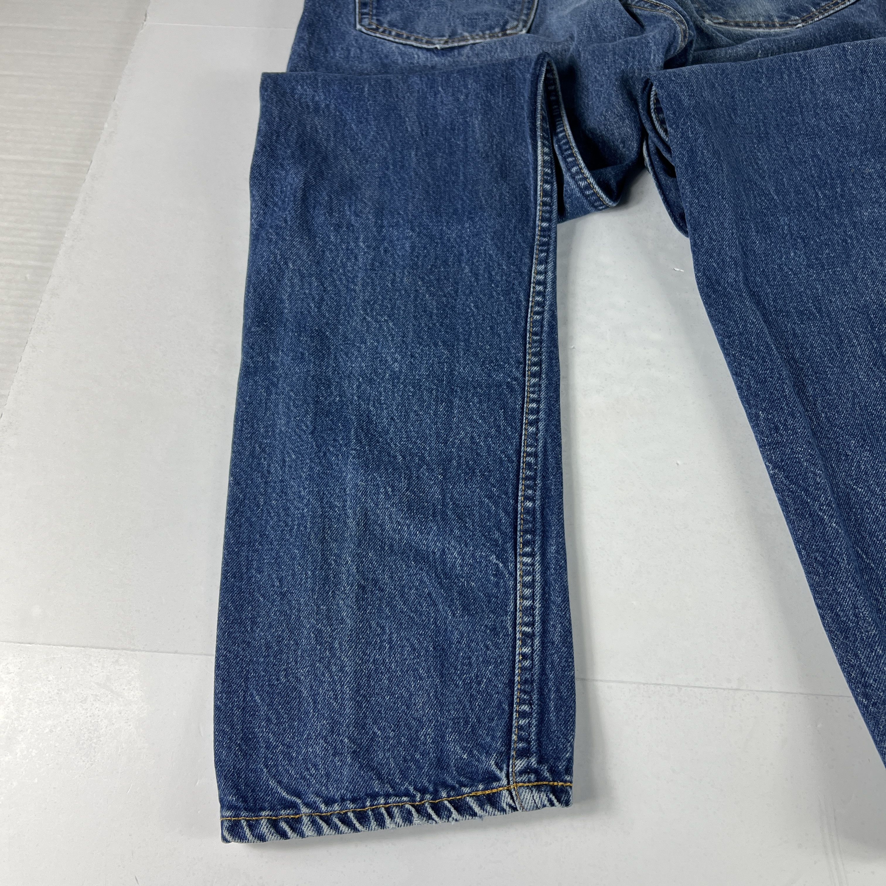Levi's × Vintage VTG 80s Levi's Jeans 505 Straight Blue Faded Cotton Denim Size US 32 / EU 48 - 17 Thumbnail