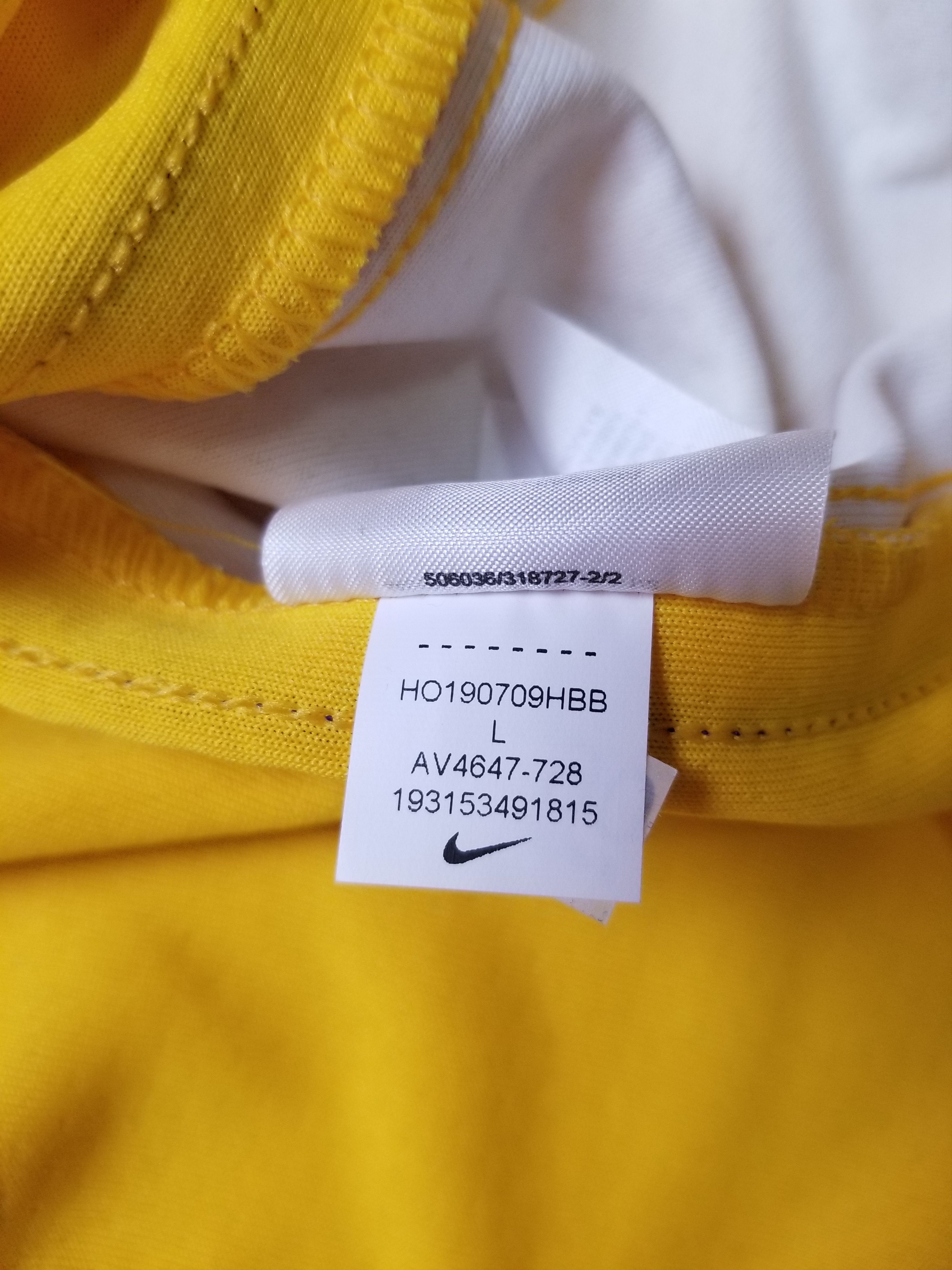 Nike Nike Los Angels Lakers NBA Swingman Blank Jersey AV4647-728 Size US L / EU 52-54 / 3 - 11 Thumbnail