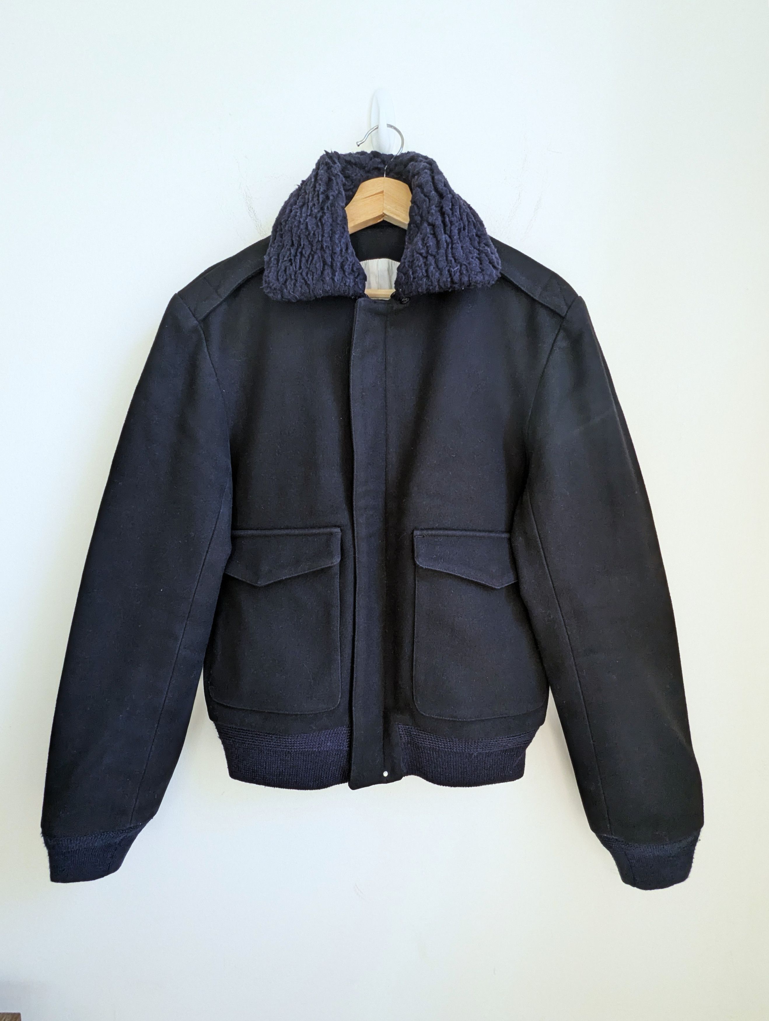Patrik Ervell Wool Aviator Bomber Jacket (fits S/M) Size US M / EU 48-50 / 2 - 1 Thumbnail
