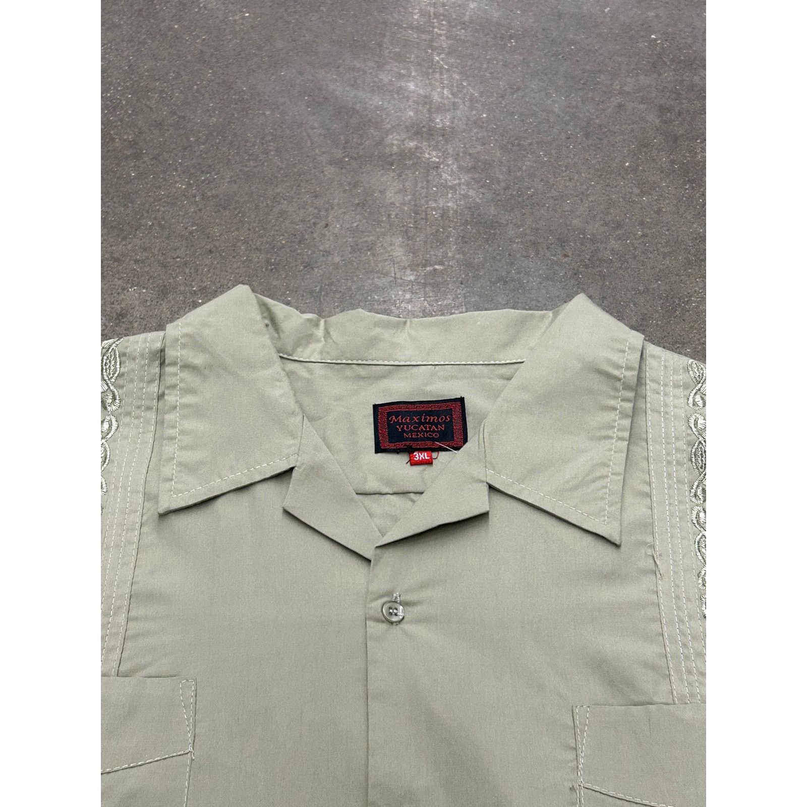 Vintage Vintage Tony Soprano Style Button Up Shirt Size US XXL / EU 58 / 5 - 2 Thumbnail