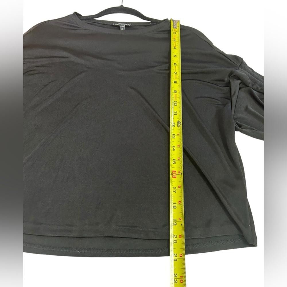 Express Express l Black Oversized Blouse W Drawstring Sleeves XS Size XS / US 0-2 / IT 36-38 - 6 Thumbnail