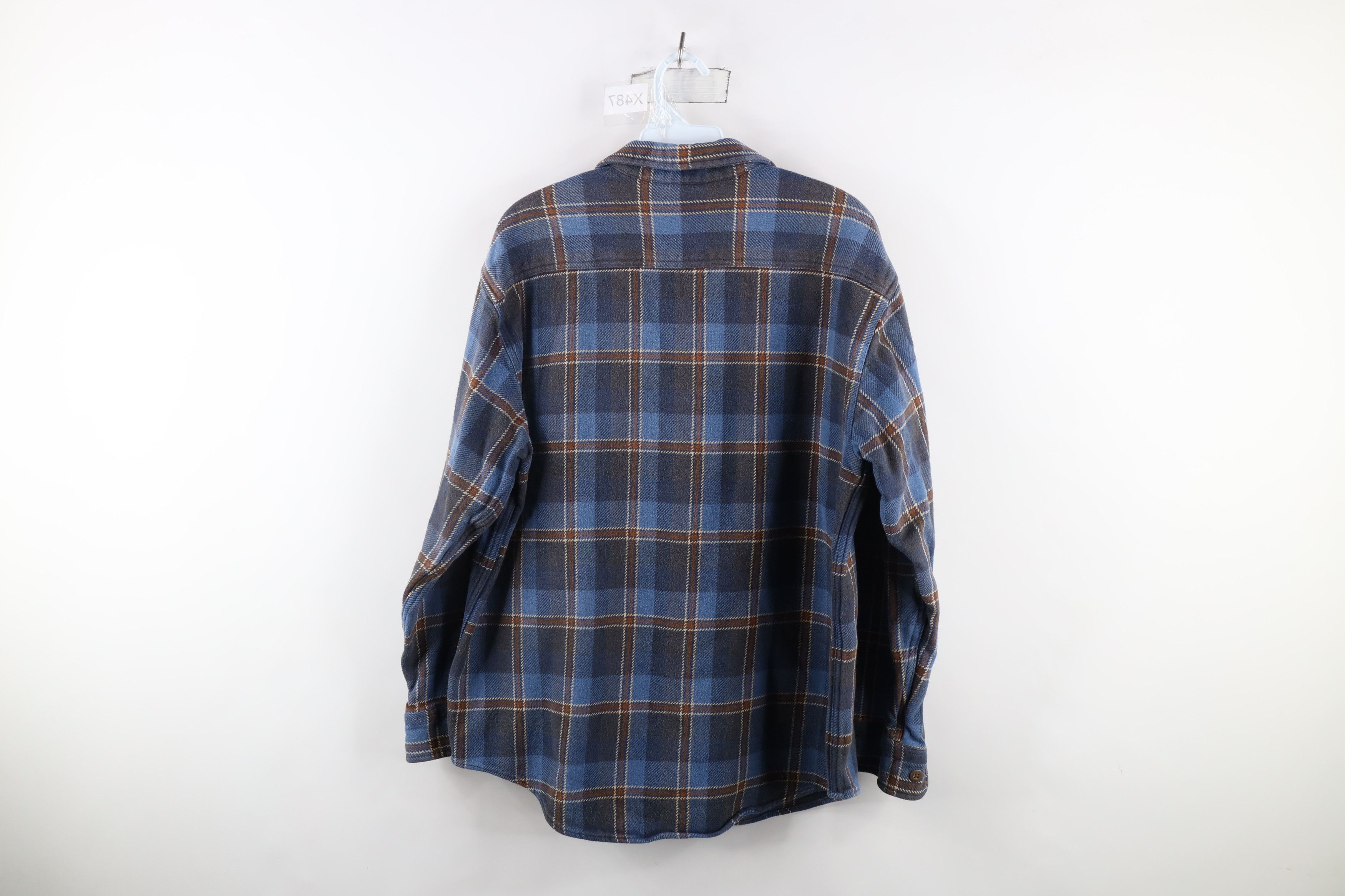 Vintage Vintage 90s Streetwear Heavyweight Button Shirt Plaid Size US L / EU 52-54 / 3 - 6 Thumbnail
