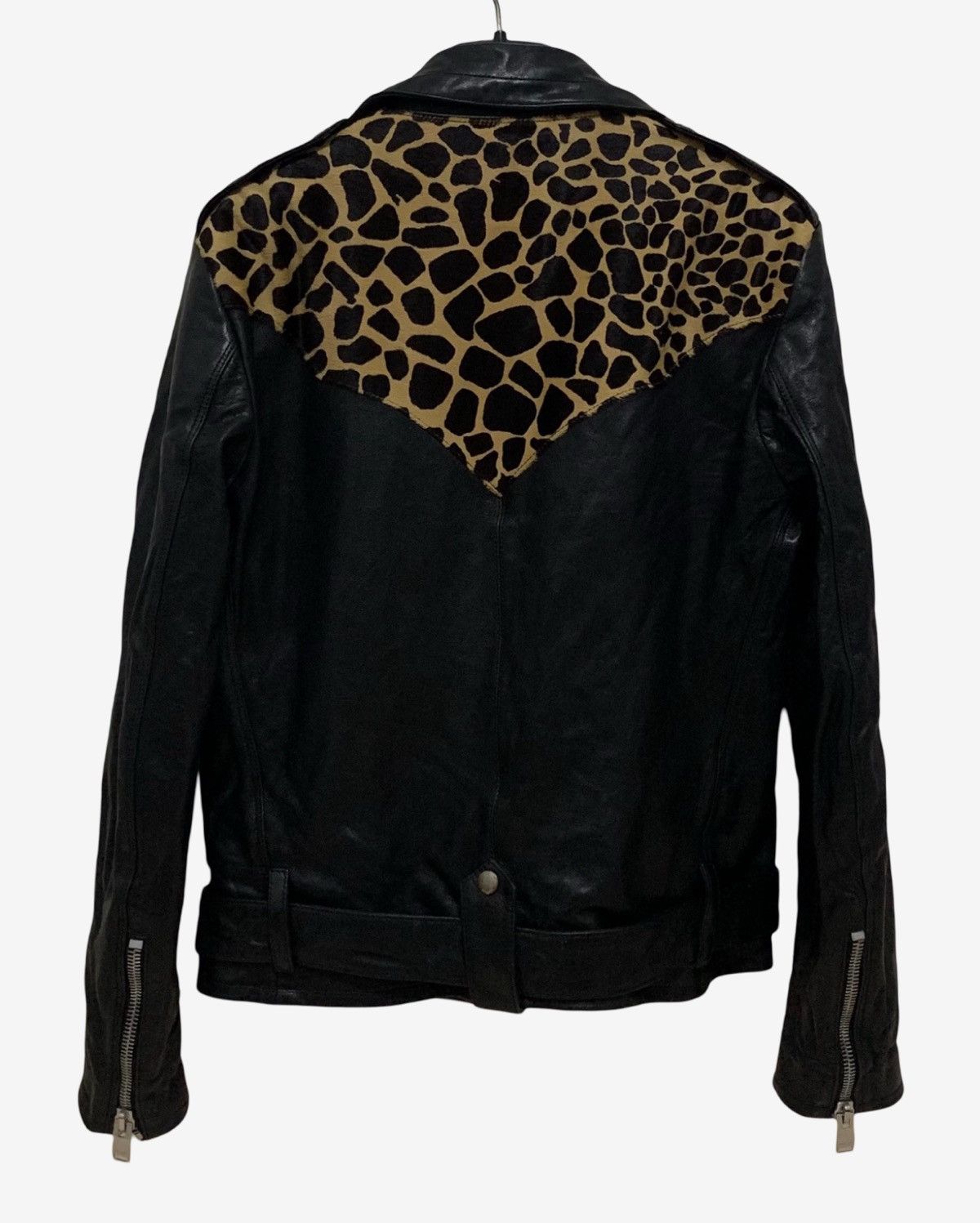Saint Laurent Paris Saint Laurent Paris FW14 Leo & Leather Jacket Sz.48 Size US M / EU 48-50 / 2 - 3 Thumbnail