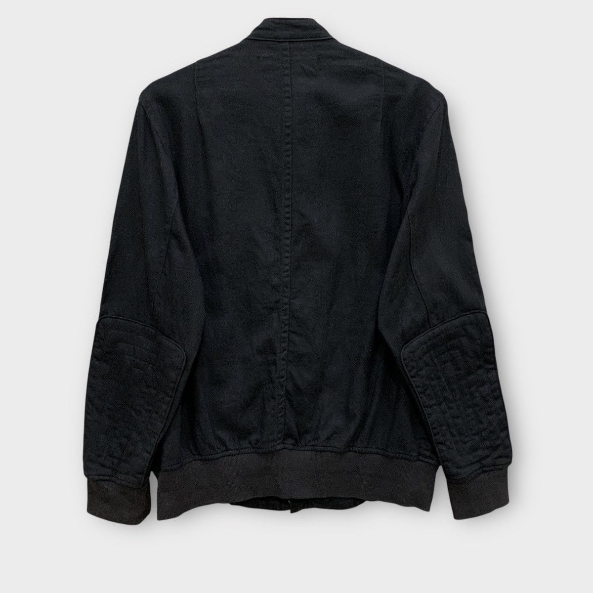Issey Miyake MERCIBEAUCOUP BOMBER JACKET STAND COLLAR STRIPE PATCHES Size US M / EU 48-50 / 2 - 3 Thumbnail