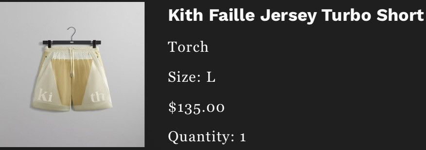 Kith Brand New Kith Faille Torch Shorts (L) Size US 34 / EU 50 - 5 Thumbnail