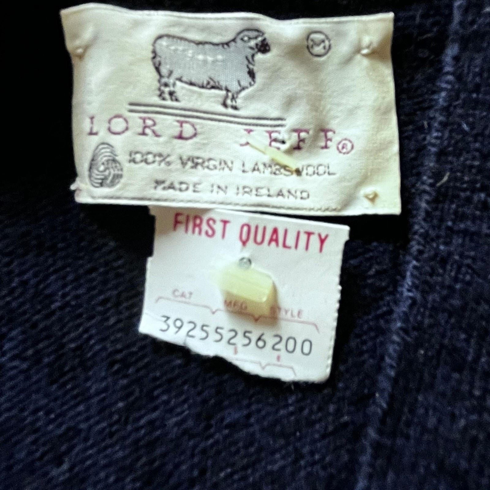 Other VTG Lord Jeff Lambswool Vest Med Plaid Button Up Ireland 90s Size US M / EU 48-50 / 2 - 3 Thumbnail