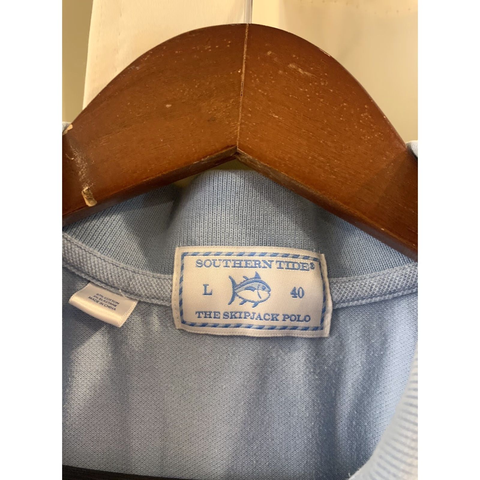 Southern Tide Southern Tide Polo Men L Short Sleeve Blue Golf Size US L / EU 52-54 / 3 - 3 Thumbnail
