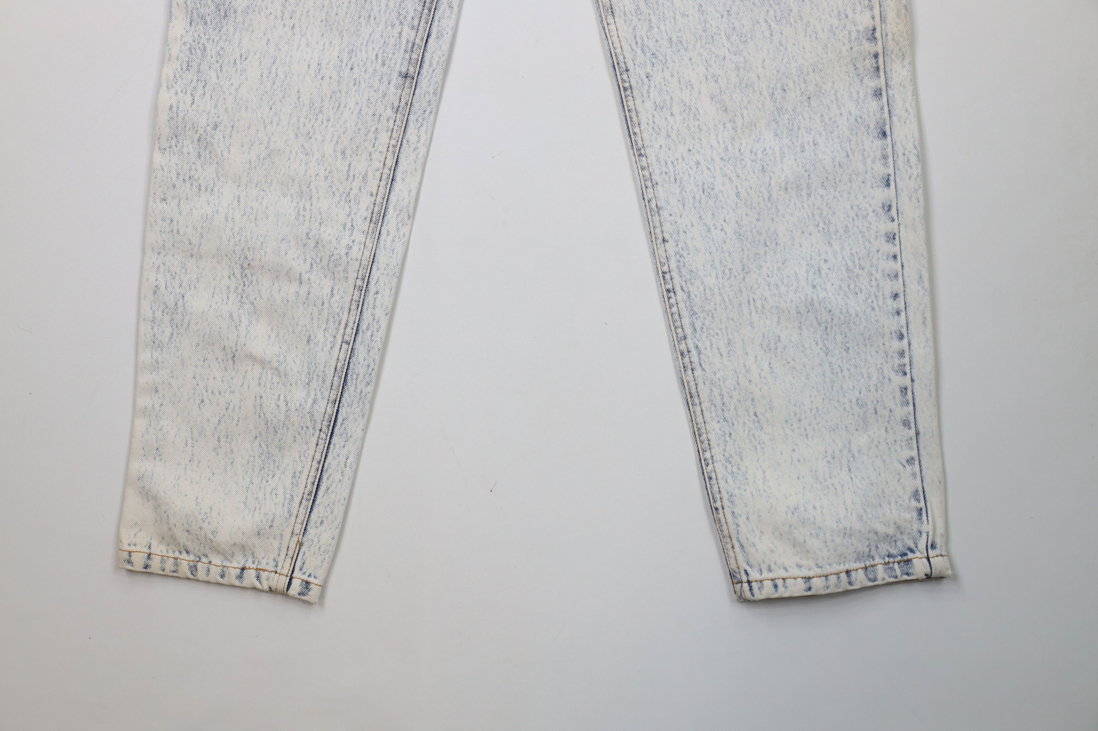 Vintage Vintage 90s Streetwear Acid Wash Embroidered Flower Jeans Size 38" / US 16 / IT 52 - 4 Thumbnail