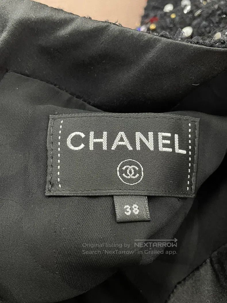 Chanel Chanel 22S heavy industry sequins full of stars black gold Size XS / US 0-2 / IT 36-38 - 4 Thumbnail