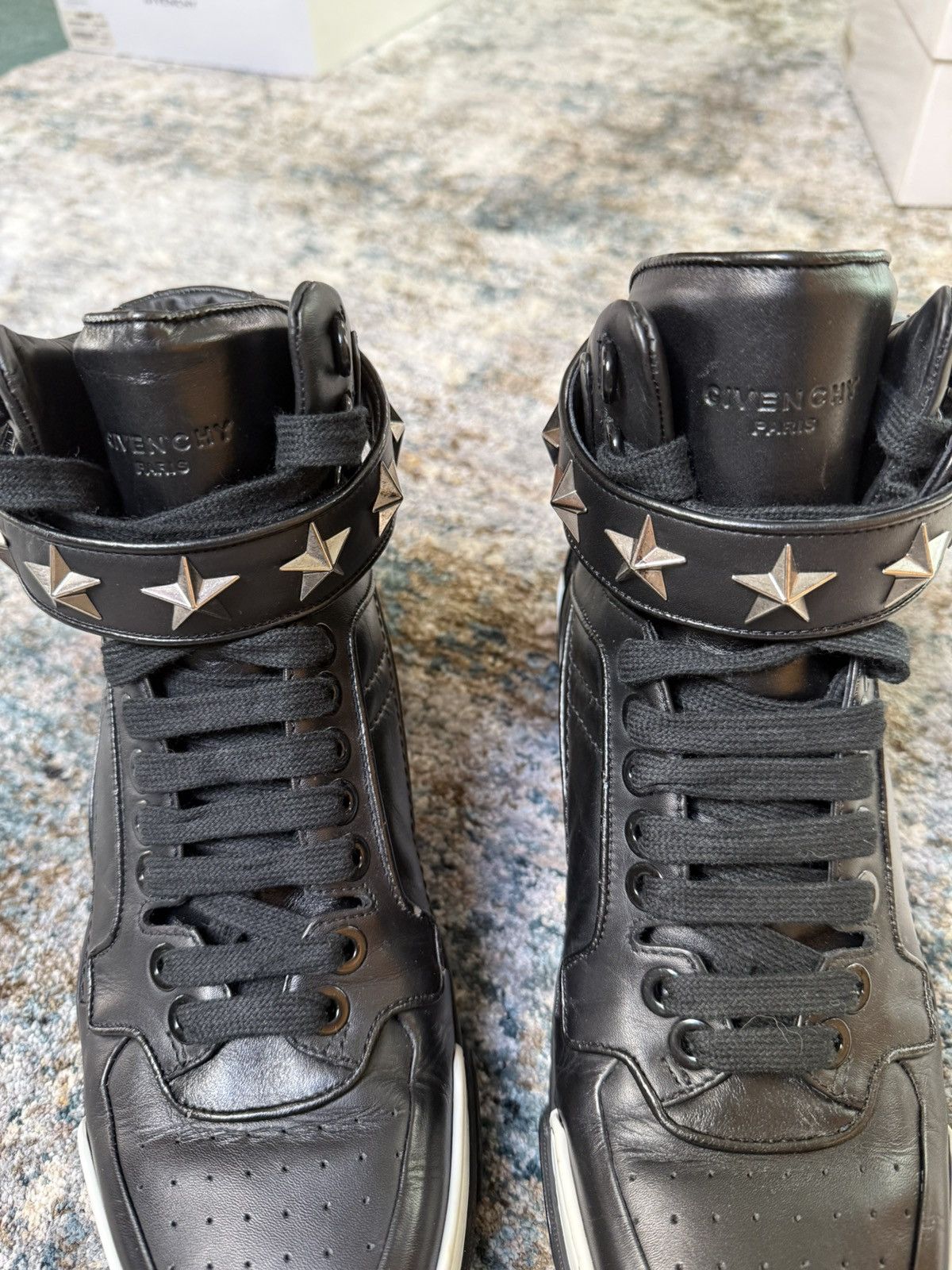 Givenchy Givenchy Tyson Star Strap High Top Sneakers Size US 9 / EU 42 - 5 Thumbnail
