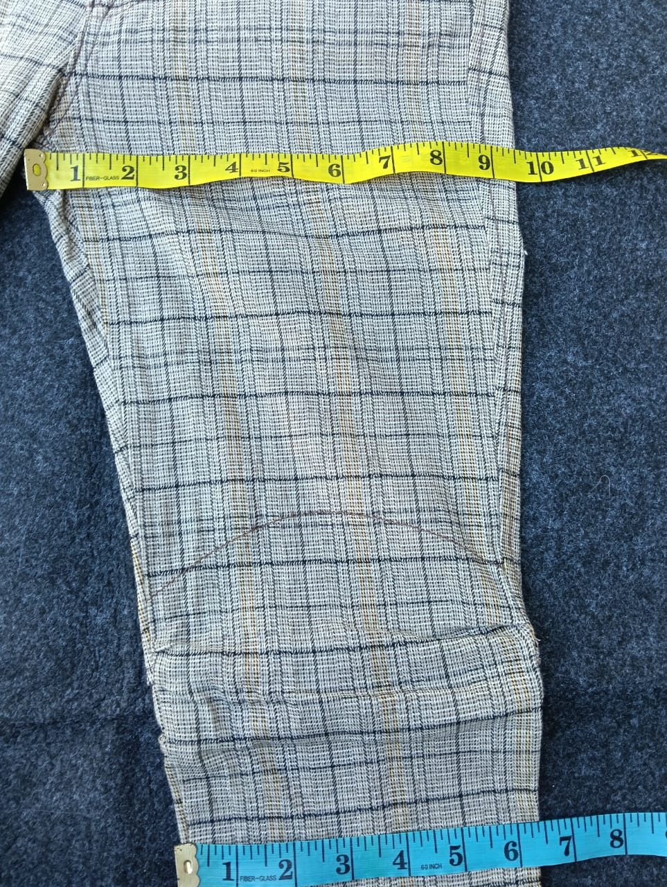 Marithe + Francois Girbaud Marithé François Girbaud Wide Ankle Zip Plaid Pants Size US 28 / EU 44 - 10 Thumbnail
