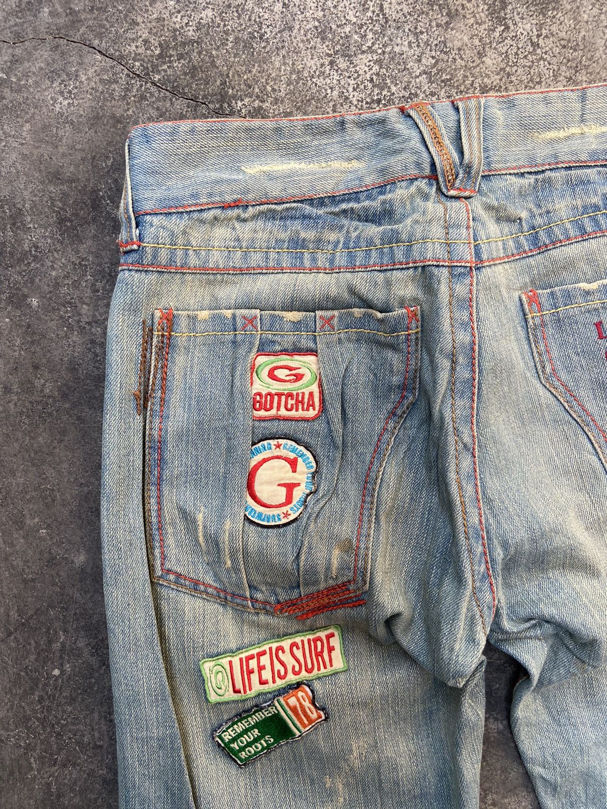 Gotcha Gotcha jeans distressed statement jeans Size US 32 / EU 48 - 8 Thumbnail