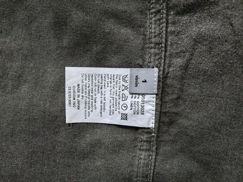 Visvim VisvimHeavily washed hand painted printed military four poc Size US S / EU 44-46 / 1 - 4 Thumbnail