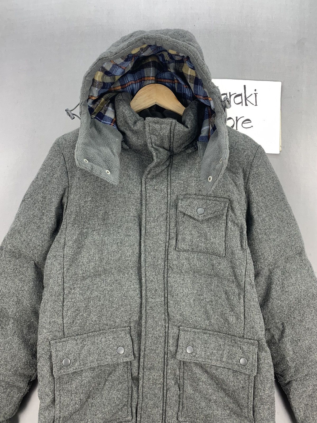 Ciaopanic Ciaopanic Wool Puffer Hoodie Down Jacket Size US M / EU 48-50 / 2 - 9 Thumbnail