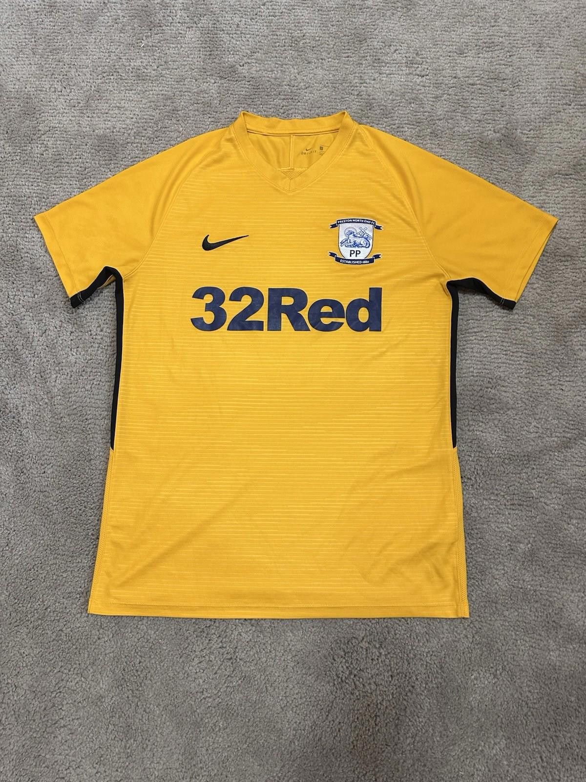 Nike Nike 2018-19 Preston North End Football Shirt Soccer Jersey Size US L / EU 52-54 / 3 - 1 Thumbnail