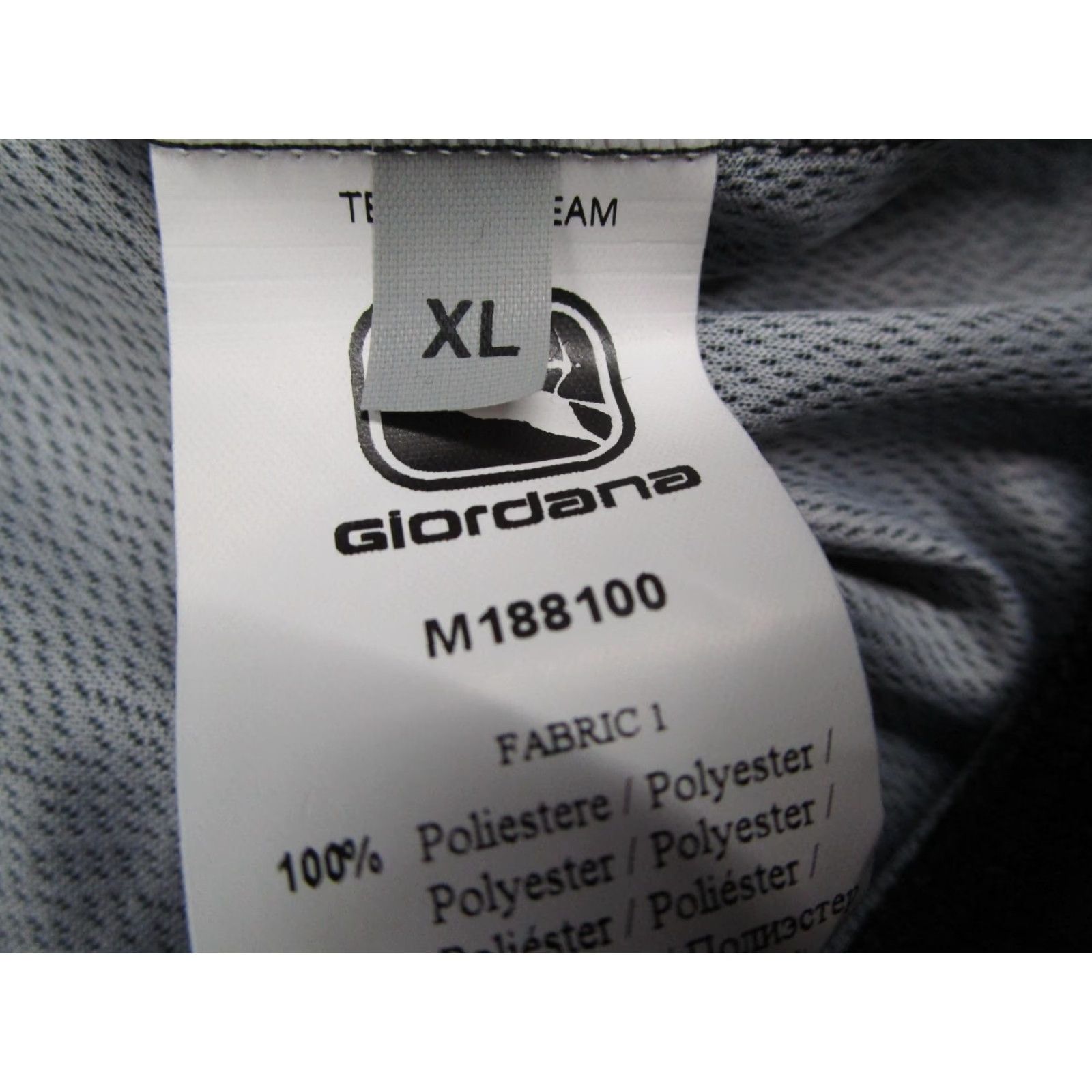 Vintage Giordana Tech Tee Shirt Mens XL Black Cycling #NeverGiveUp Cancer Journeys Italy Size US XL / EU 56 / 4 - 5 Thumbnail