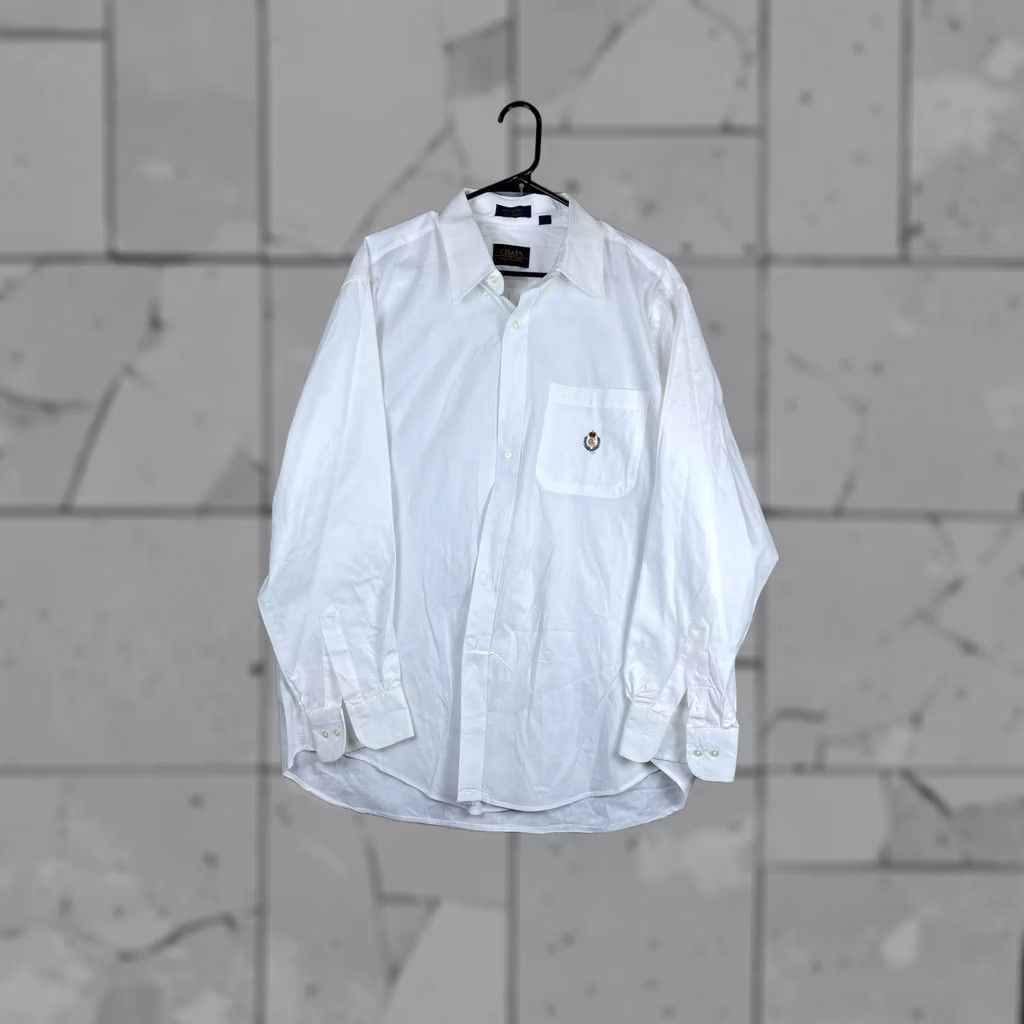 Ralph Lauren Chaps Ralph Lauren Dress Shirt Mens 17.5 36/37 White Cotton Long Sleeve Dress Shirt Mens 17.5 36/37 White Cotton Long Sleeve Size 48R - 1 Thumbnail
