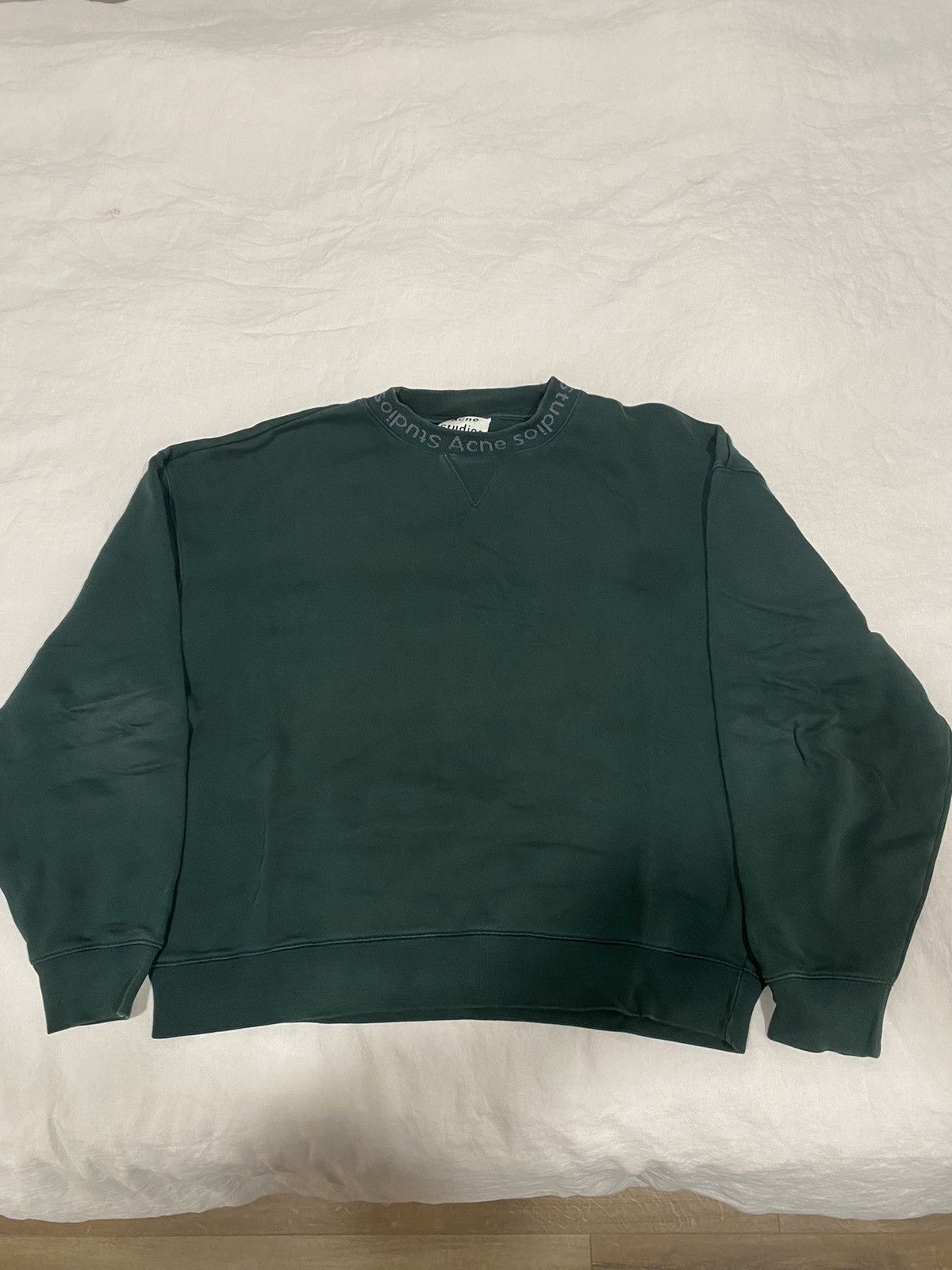 Acne Studios Acne Studios Flogho crewneck sweatshirt Size US S / EU 44-46 / 1 - 1 Thumbnail