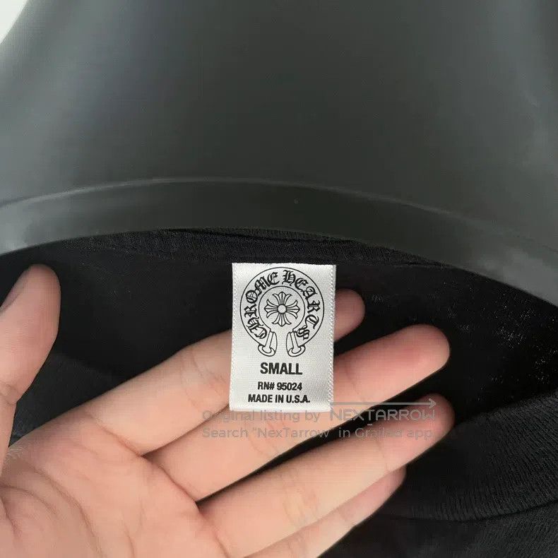 Chrome Hearts CHROME HEARTS Size S Black Sanskrit cross sword flower shor Size US S / EU 44-46 / 1 - 7 Thumbnail