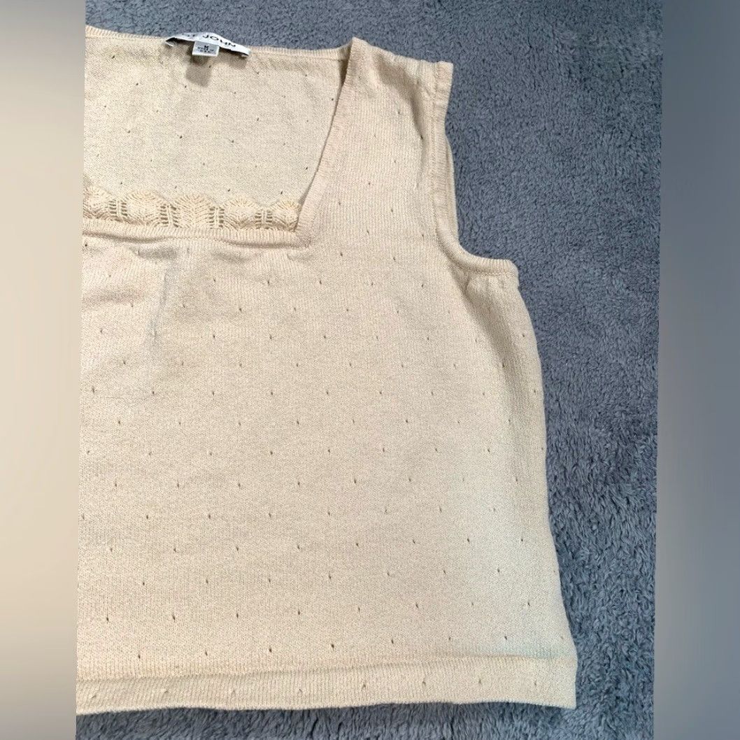 St. John **St. John Cream Women's Tank Top** User: St. John Cream Women's Tank Top Size M / US 6-8 / IT 42-44 - 4 Thumbnail