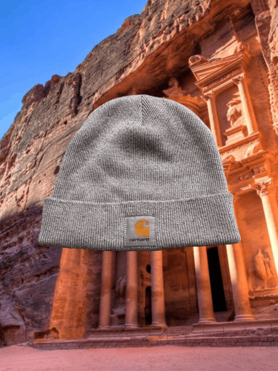 Carhartt Streetwear Vintage Y2K Hats gray Carhartt logo one size Size ONE SIZE - 1 Thumbnail