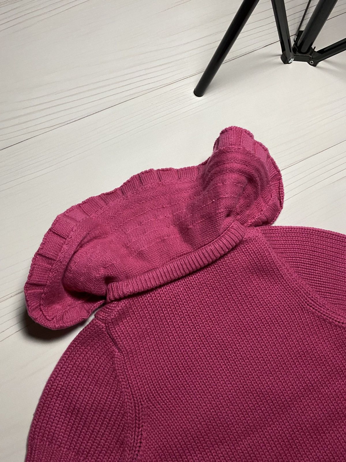 Prada Vintage Prada Virgin Wool Ruffle Knit short sleeve Sweater Size XS / US 0-2 / IT 36-38 - 12 Thumbnail