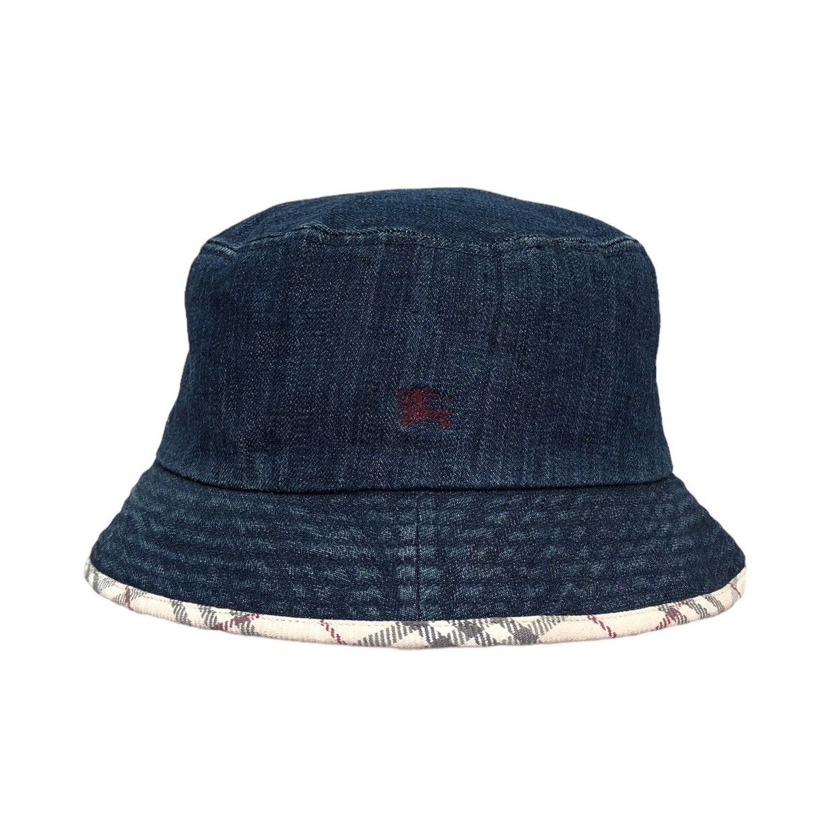 Burberry Blue Label Denim Novacheck Bucket Hat