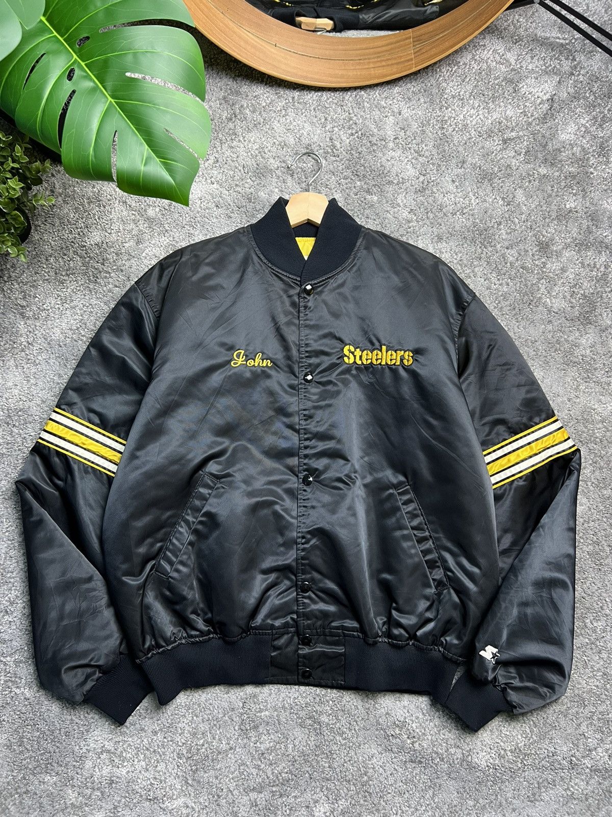 Vintage 90s NFL Starter Steelers Varsity
