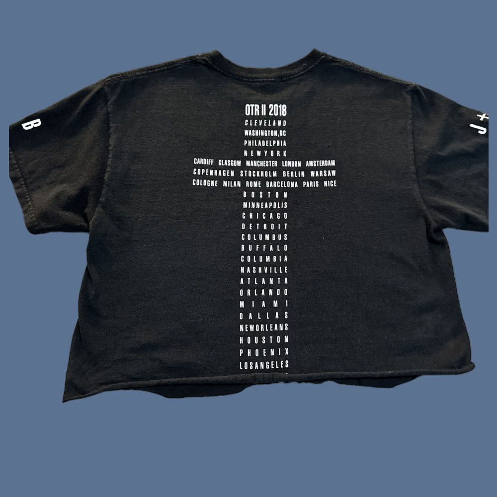 Vintage OTR II On The Run Jay Z Beyonce 2018 Concert Shirt Adult M Black J+B On The Run (CUT OFF) Size US M / EU 48-50 / 2 - 1 Thumbnail
