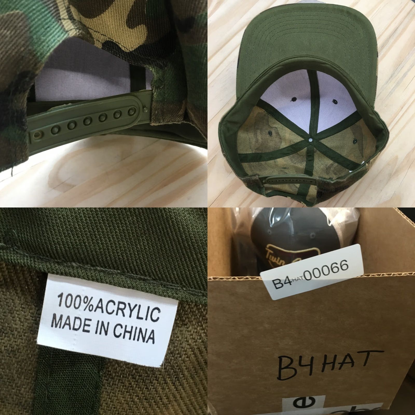 Logo 7 Croig Minnesota Baseball Hat Mens Green Camo OS Adjustable Embroidered Logo Size ONE SIZE - 8 Thumbnail