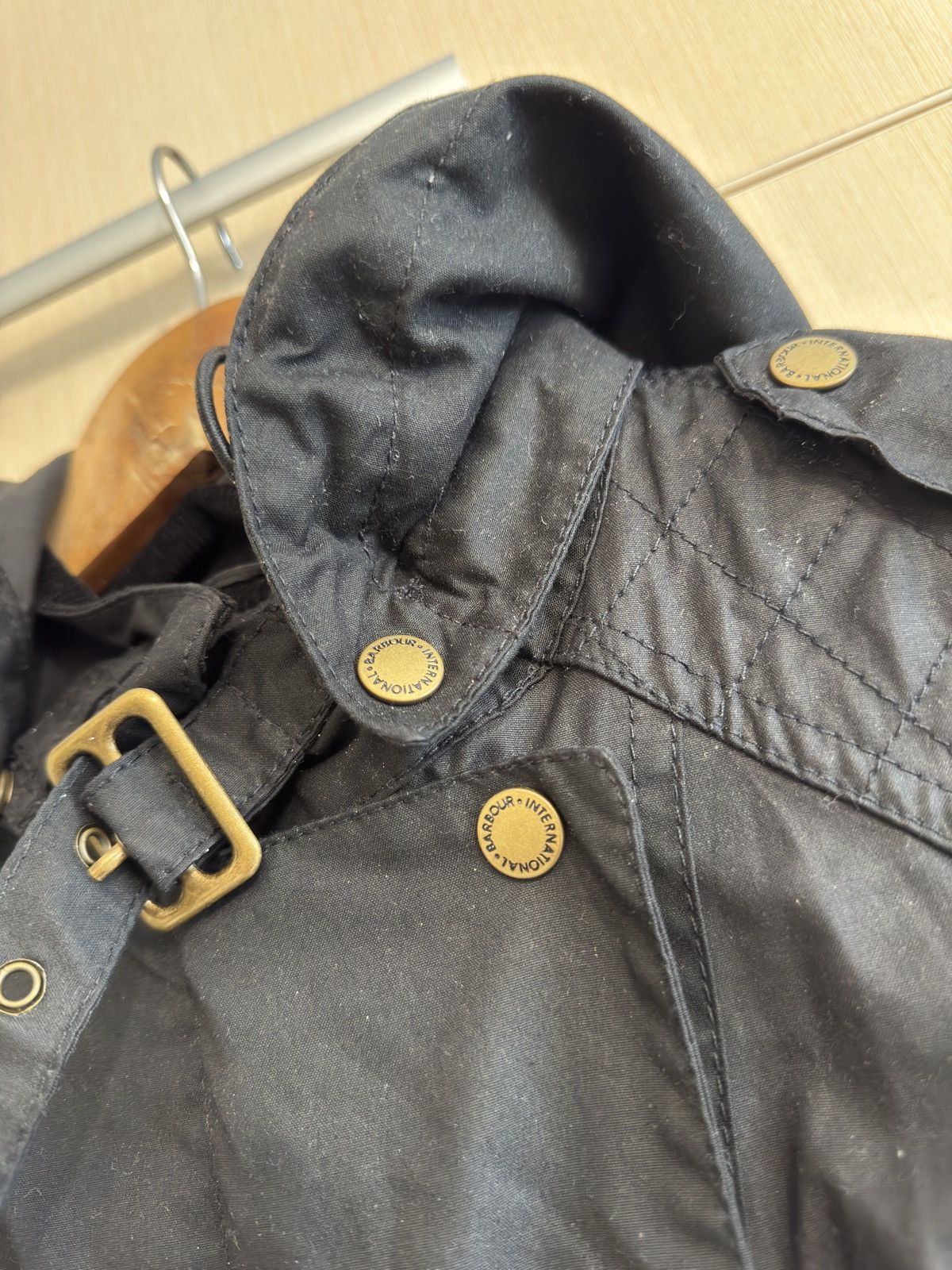 Barbour Barbour International Hairpin Hooded Wax Women’s Jacket Size L / US 10 / IT 46 - 11 Thumbnail