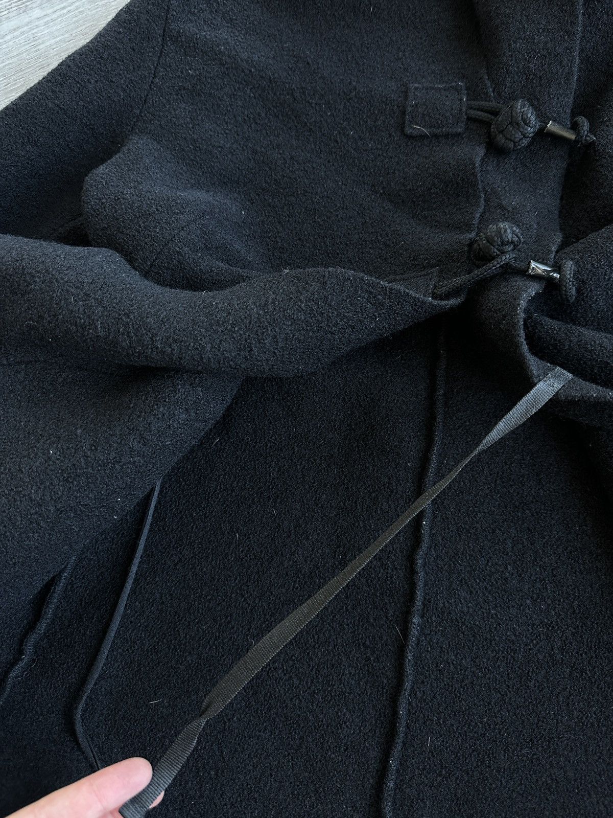 Cop Copine Cop Copine Avant Gard women’s hooded Y2K wool vintage coat Size S / US 4 / IT 40 - 10 Thumbnail