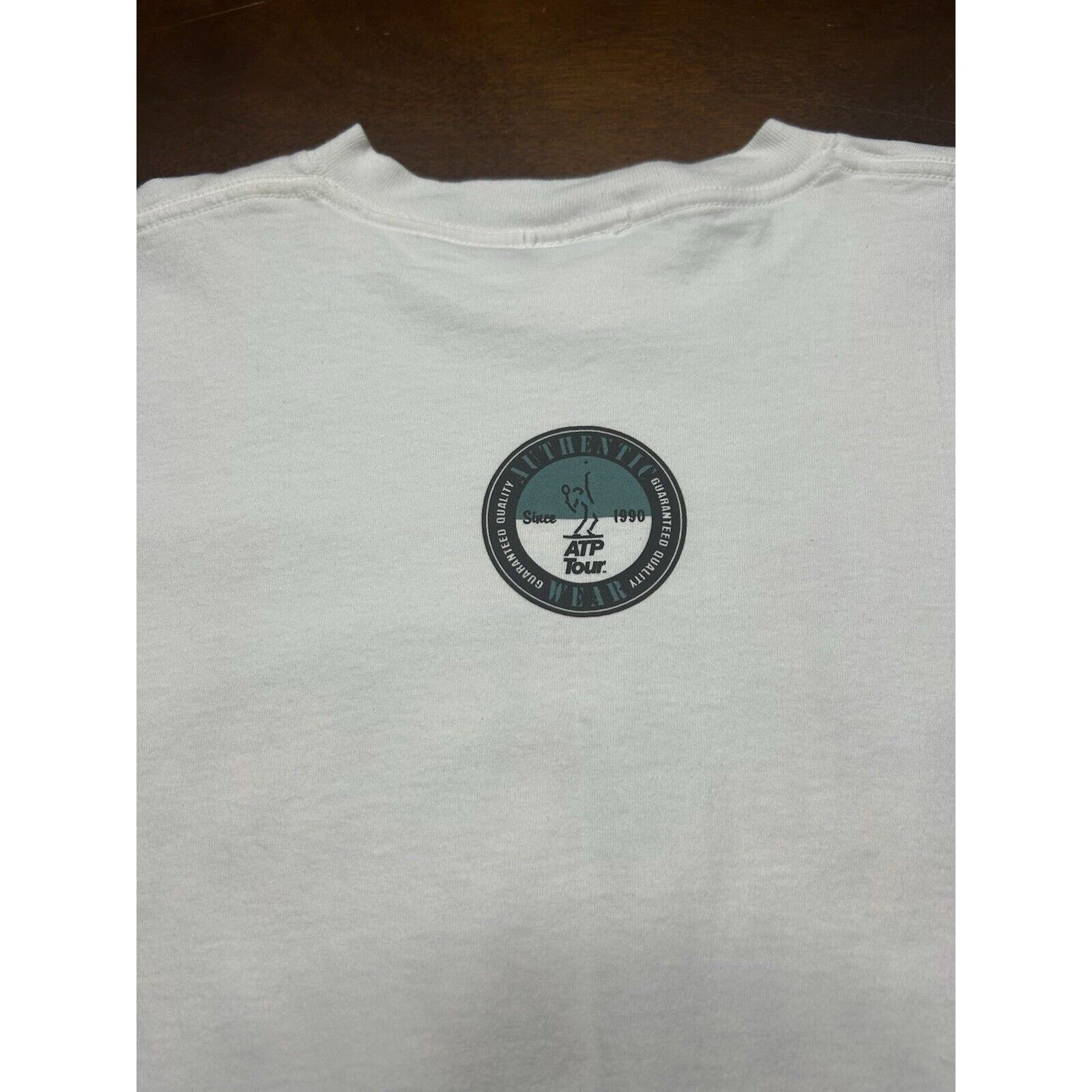 Other Vintage 90s Official Tennis ATP Tour Short Sleeve Shirt Rare Size US XXL / EU 58 / 5 - 8 Thumbnail