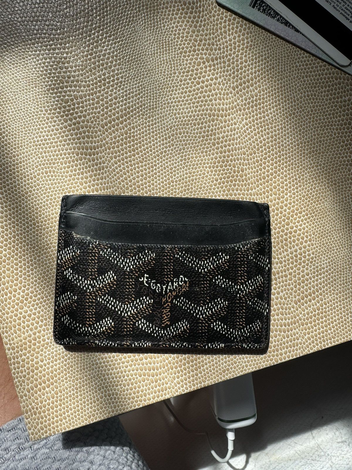 image of Black Goyard Cardholder, Men's