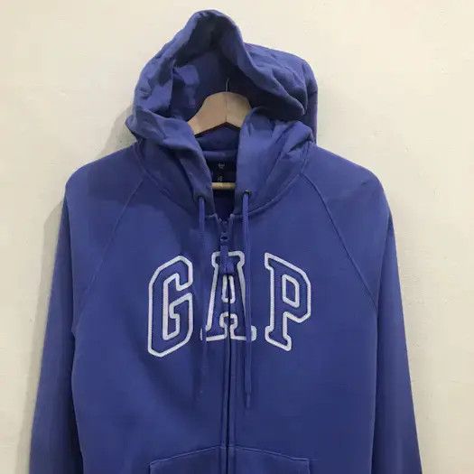 Gap Gap Zipper Spellout Hoodies Size US M / EU 48-50 / 2 - 3 Thumbnail