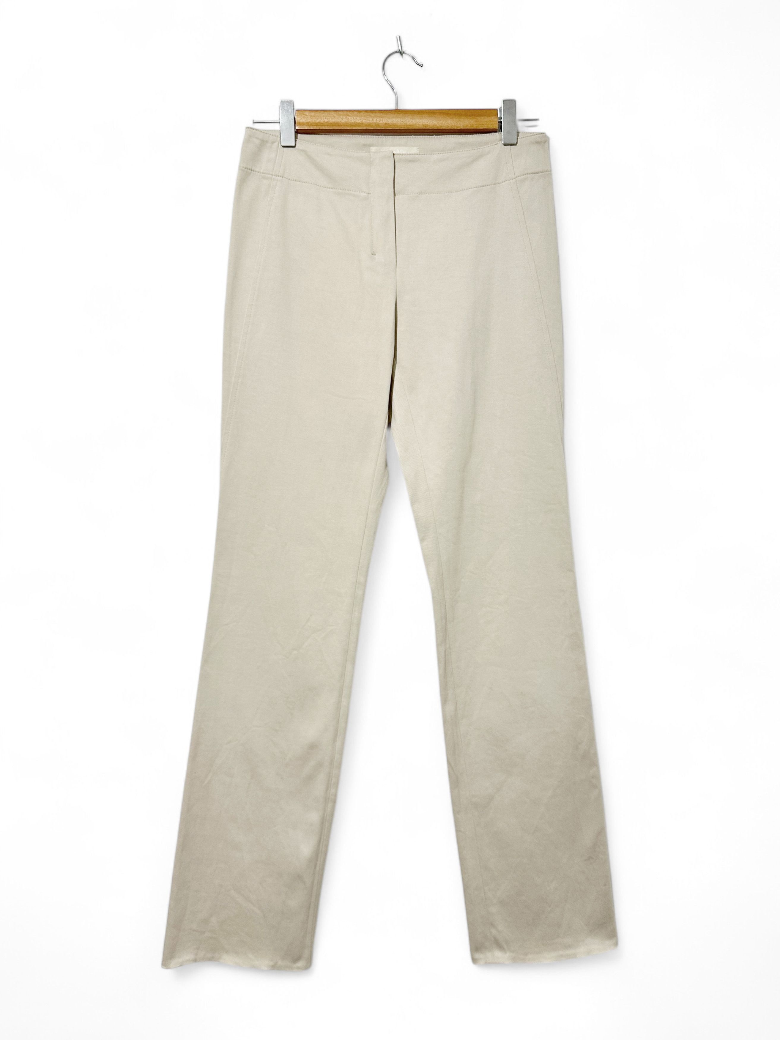 Max Mara Vintage Max Mara Beige Pants US6 Size 28" / US 6 / IT 42 - 1 Thumbnail
