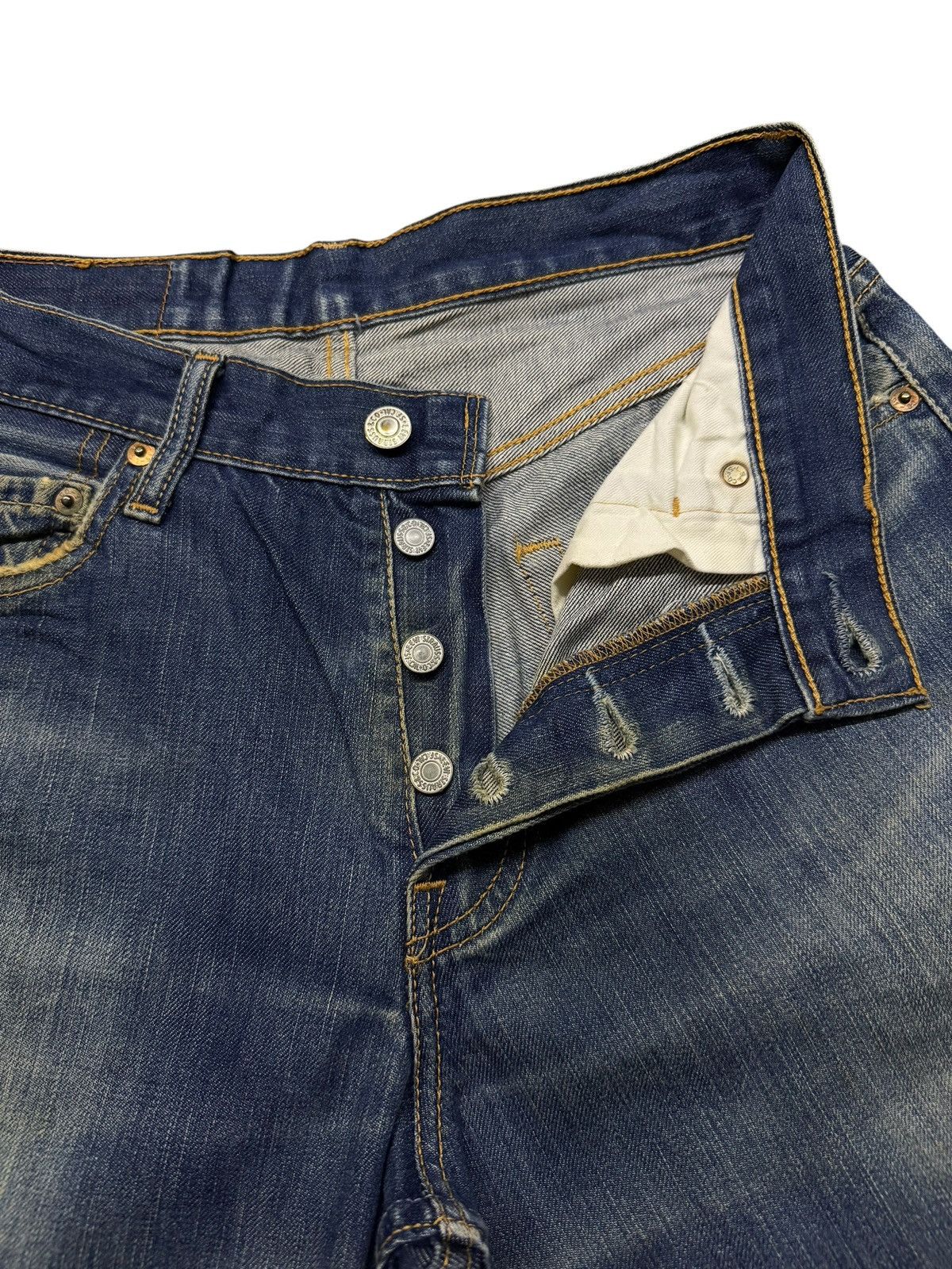 Levi's Vintage Levi’s 501 Japanese Denim Jeans | Straight Fit | W28 Size US 28 / EU 44 - 9 Thumbnail