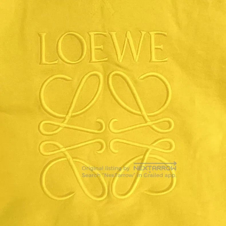 Loewe Loewe Embroidered logo lemon yellow crewneck sweater Size S / US 4 / IT 40 - 6 Thumbnail