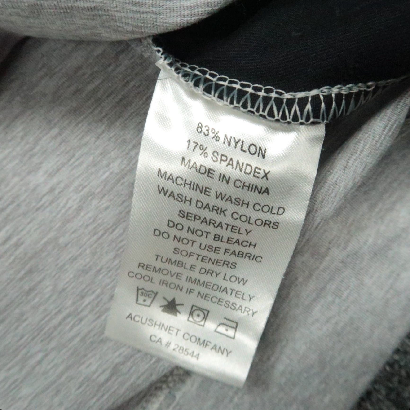 Footjoy FootJoy Pullover Men XL Gray 1/4 Zip Mock Neck Long Sleeve Lightweight Breathable Polyester Spandex Sports Golf Size US XL / EU 56 / 4 - 4 Thumbnail