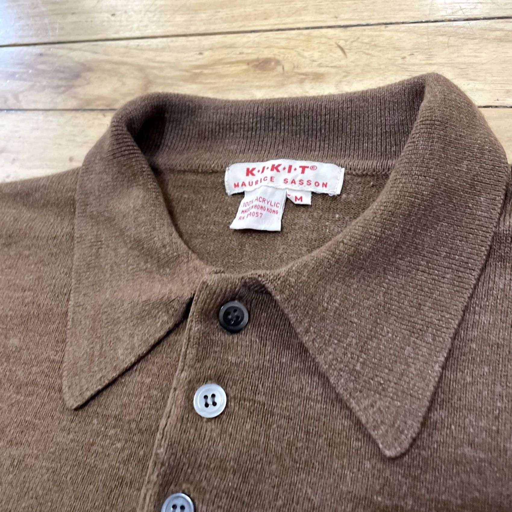 Vintage VINTAGE Maurice Sasson Kikit Polo Sweater XL Green Mens Pullover Knit Solid 90s Preppy Academia City College Classic Dad Fashion Size US XL / EU 56 / 4 - 5 Thumbnail