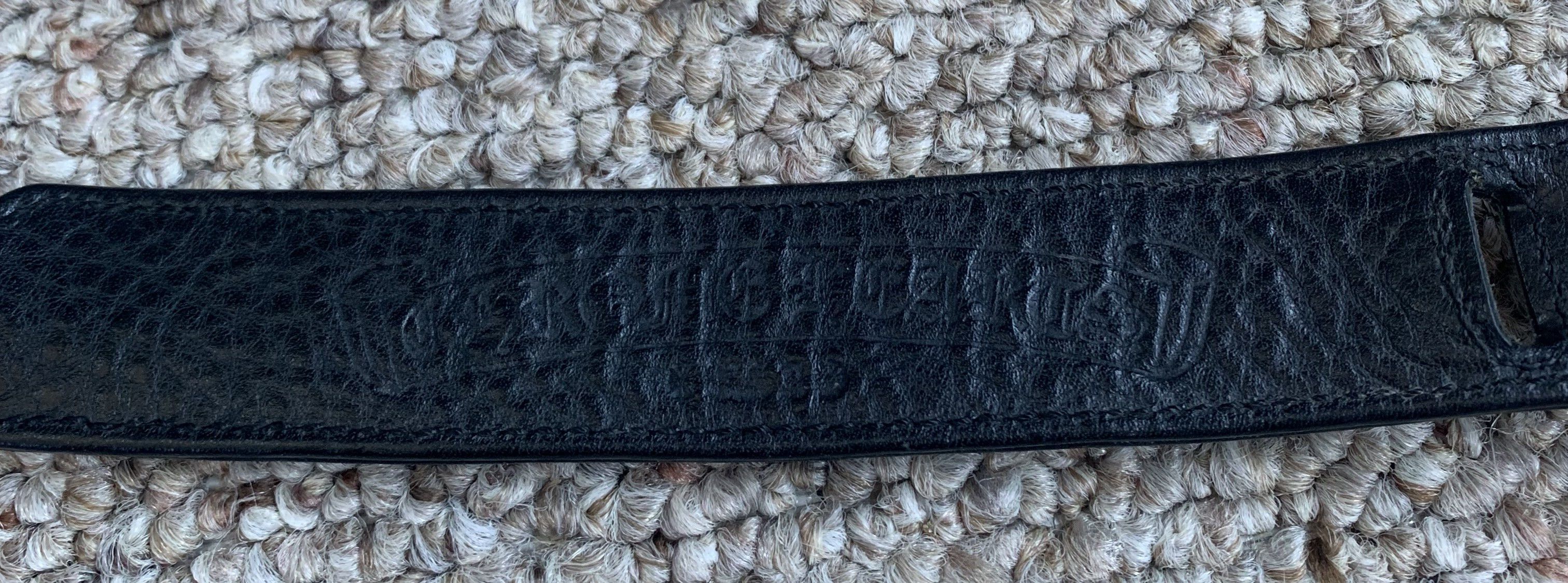 Chrome Hearts Chrome Hearts Adjustable Leather Silver Gunslinger Bracelet Size ONE SIZE - 12 Thumbnail