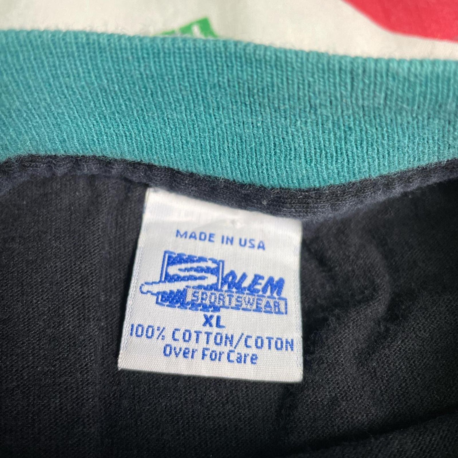 NFL × Salem Sportswear × Vintage Vintage 1992 Salem NFL Miami Dolphins Logo Football Tee Size US XL / EU 56 / 4 - 6 Thumbnail