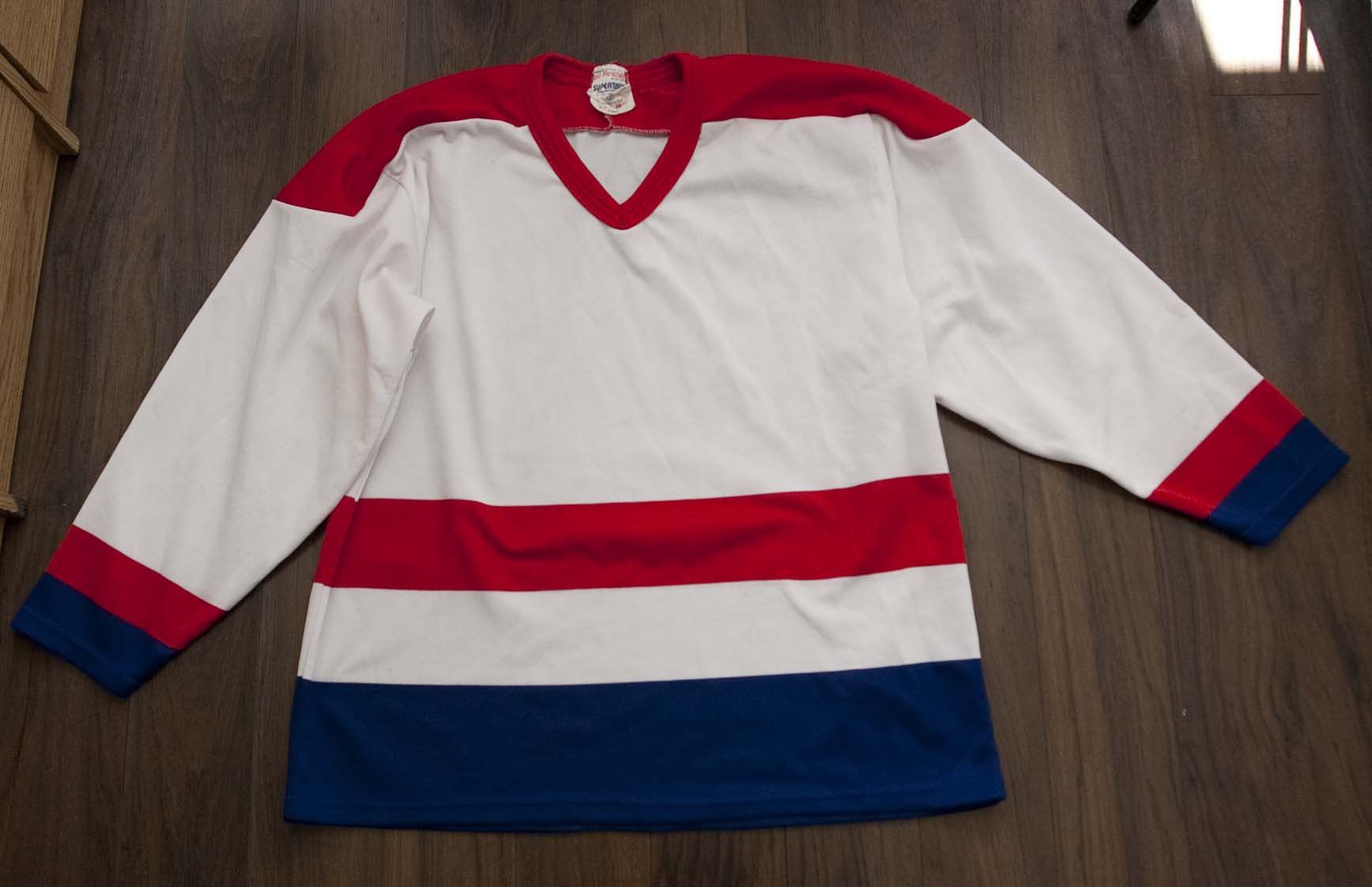 Vintage Ted Fletcher Hockey Jersey Size XL Vintage Supertrix Blank Size US XL / EU 56 / 4 - 1 Thumbnail