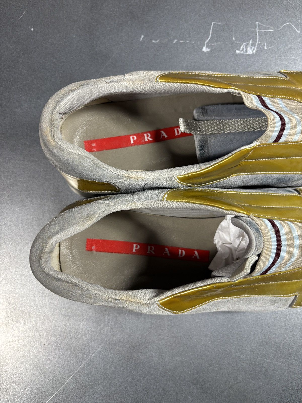 Prada S/S 2000 Prada Sport Shoes Vintage Suede SlipOn Square Toe Size US 7 / IT 37 - 4 Thumbnail